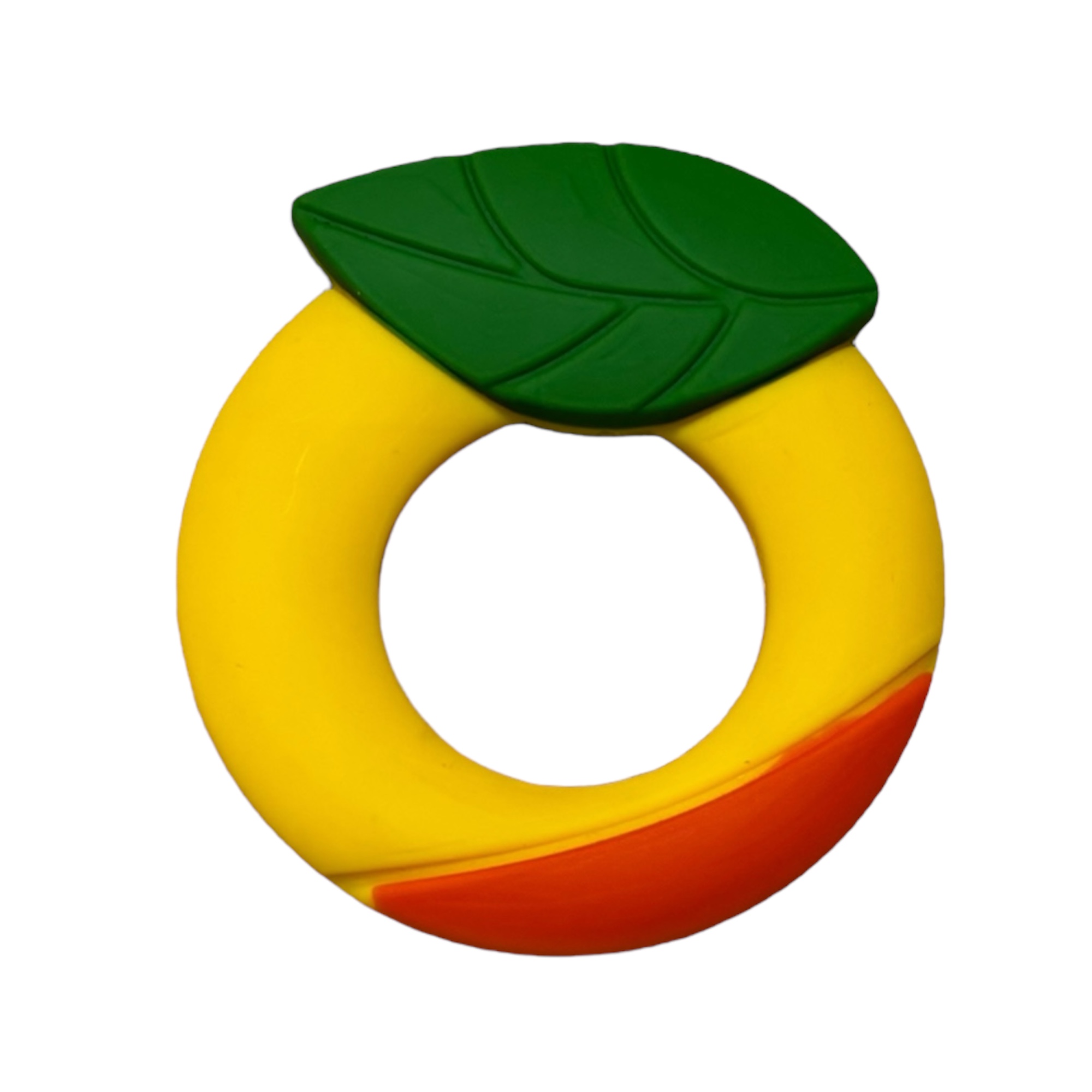 KAKAGUGU Soft Silicone Mango-Shaped Teether and Soother for Babies 3+ Months – BPA-Free, Non-Toxic, Safe, and Sensory Stimulating