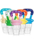 KAKAGUGU Baby Fruit Nibbler with Soft Silicone Mesh – BPA-Free, Non-Toxic, Food-Grade, Safe for Infants – Pack of 1