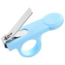 KAKAGUGU Baby Nail Clipper with Finger Pocket and Safety Protector – Stainless Steel, Ergonomic Grip, Multicolor, Pack of 1