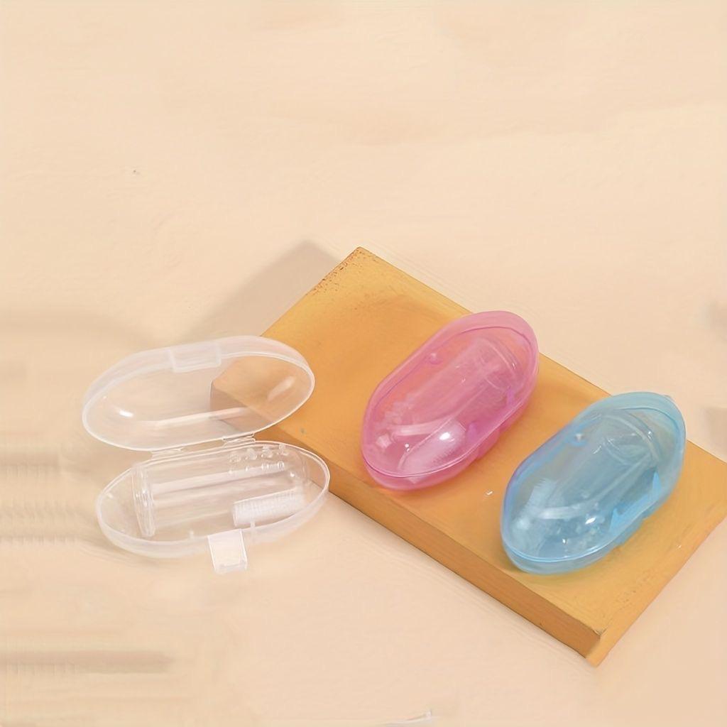 KAKAGUGU Finger Brush with Tongue Cleaner for Babies 0–24 Months – Soft, Chewable, Durable Silicone, Pack of 2 with Case - Image 5